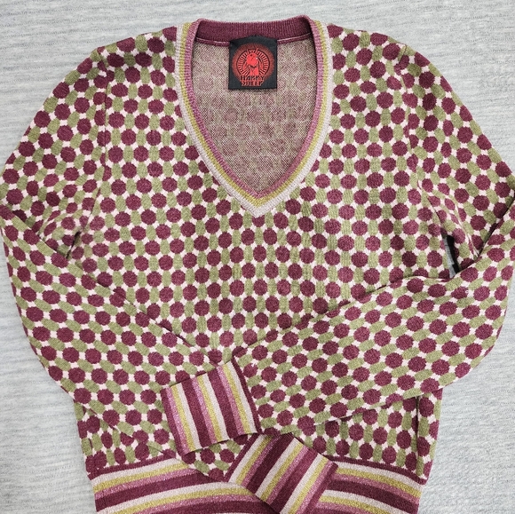 Happy Sheep Sweaters - Anthropology Happy Sheep V Neck L/S Sweater NWOT VERY Warm